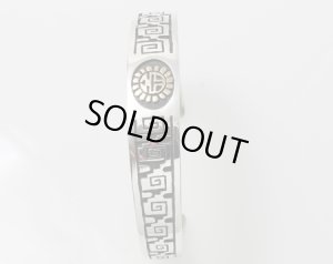 画像3: ホピ族　Jason Takala　14Kサンフェイス＆ウォーター　モチーフ　オーバレイ　バングル