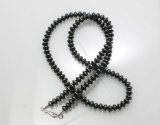 画像: ナバホ族　ハンドメイドチェーン　ナバホパール　ネックレス　50cm　４