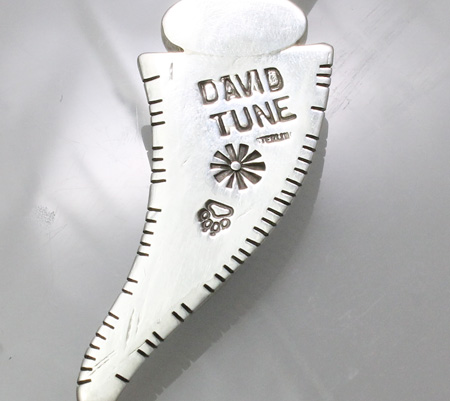 画像4: ナバホ族　David Tune キングマンターコイズ＆コーラル＆ラピスラズリ　スカルプチュアルインレイ　ペンダント 